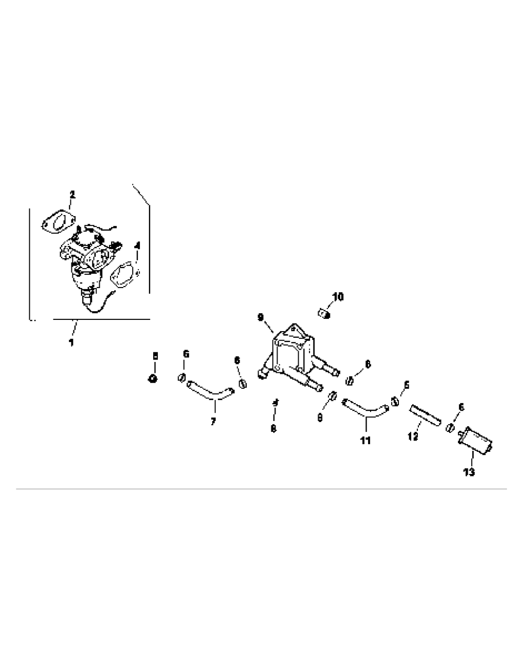 Cv25-69558 Fuel System Diagram and Parts List for M60-KH 53AB5BAX150-25-HP Cub Cadet Lawn Tractor